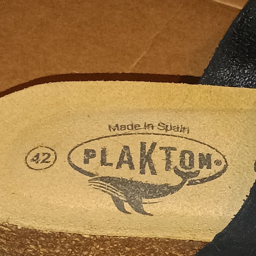 Plakton Women’s Sandals Size 11 Black Cork Footbed Adjustable Memory Cushion‎ - Picture 10 of 10
